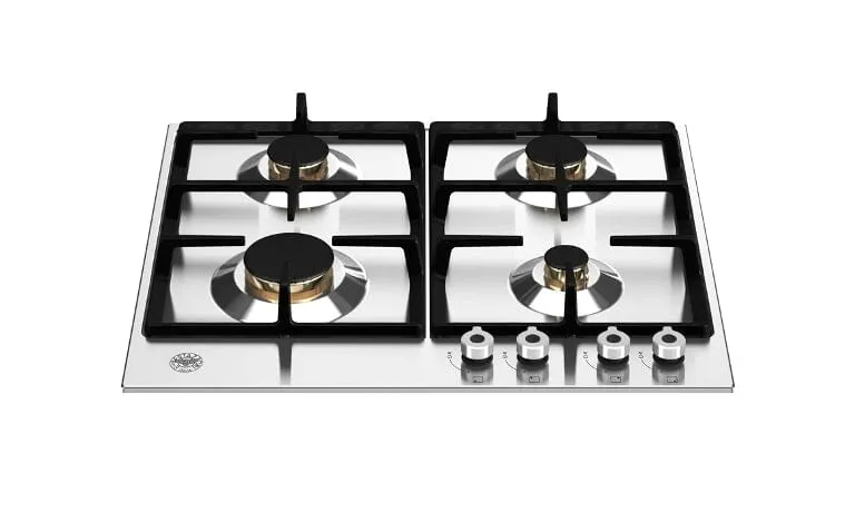 Bertazzoni P604LPRO 60cm Gas Hob with Wok   F605PROEKX 60cm Electric Built-in Ovens   K60TELXA 60cm Telescopic Hood Bundle Deal