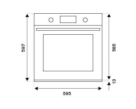Bertazzoni P604LPRONE 60cm 4-Burner Gas   F605PROEKN 5 Function Oven   K60TELXA Hood