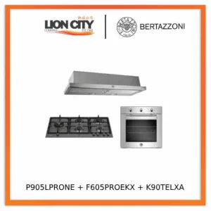 Bertazzoni P905LPRONE Professional 90cm 5-Burner Gas Hob   F605PROEKX 5 Function Oven  K90TELXA Hood