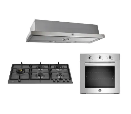 Bertazzoni P905LPRONE Professional 90cm 5-Burner Gas Hob   F605PROEKX 5 Function Oven  K90TELXA Hood