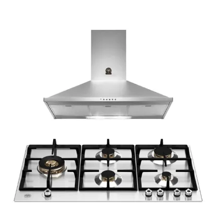 Bertazzoni P905LPROX 90cm Gas Hob   KPL90PLAG1XA Wall-Mount Hood