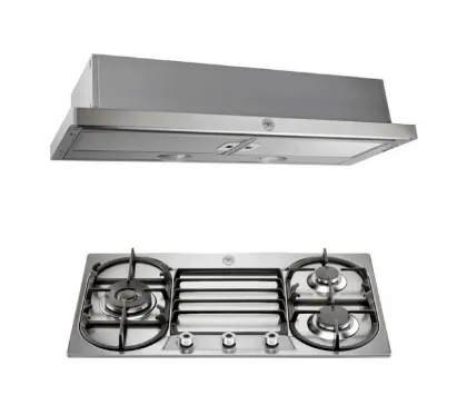 Bertazzoni P9501PROXE 90cm 3 Burner Gas   K90TELXA Hood Bundle