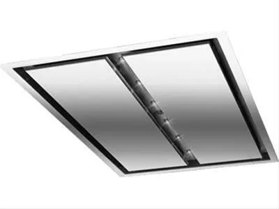 Best Range Hoods CC34IQSB Cirrus 43-1/4 Inch Brushed Stainless Steel Ceiling Mounted Range Hood With 800 Max Cfm Iq6 Internal Blower