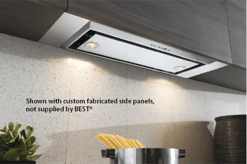 Best Range Hoods P195P1M52SB6 21-3/16" Ss Range Hood W/ Internal P6 650 Max Cfm Blower