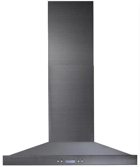 Best Range Hoods WC53I30BLS Notte - 29-7/8" Black Stainless Steel Chimney Range Hood, 550 Cfm