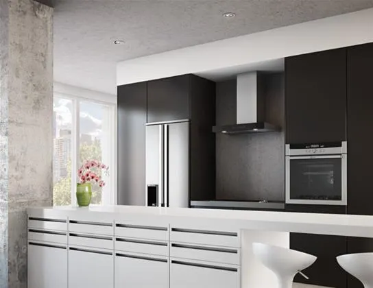 Best Range Hoods WCB3I36SBN Ispira 36-In. 650 Max Cfm Stainless Steel Chimney Range Hood With Purled&#8482; Light System, Without Glass. To Complete Your Hood - Select A Glass Panel In One Of 8 Designer Colors.