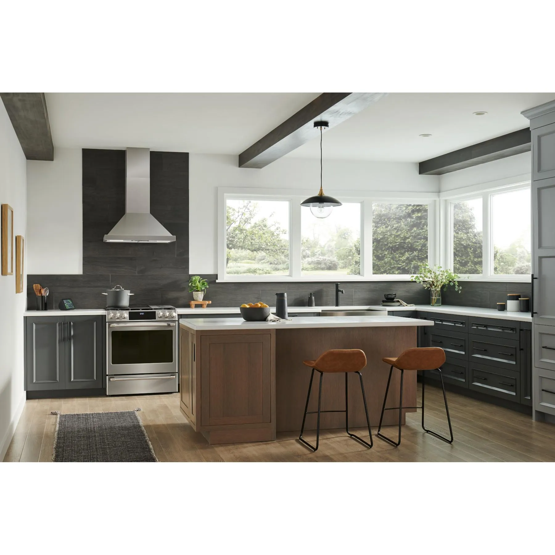 Best Range Hoods WCP1306SS 30-Inch Wall Mount Chimney Hood W/ Smartsense And Voice Control, 650 Max Blower Cfm, Stainless Steel (Wcp1 Series)