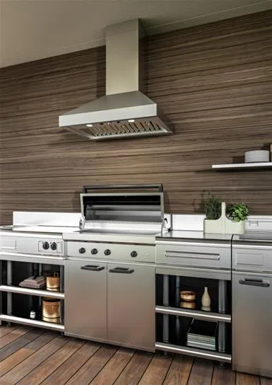 Best Range Hoods WTD9M48SB Wtd9M - 48-Inch Stainless Steel Outdoor Chimney Range Hood, 1300 Max Cfm