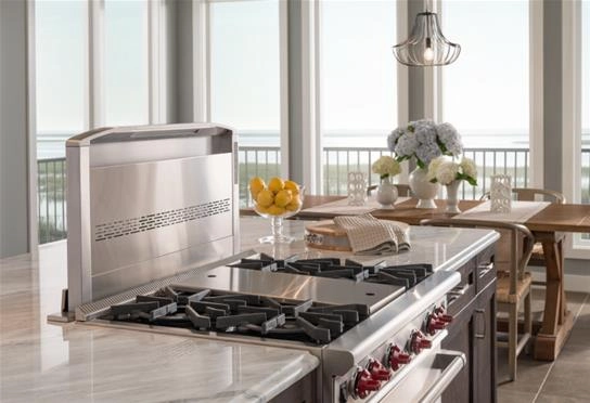Best Range Hoods D49M36SB Cattura Downdraft Ventilator - 36" Stainless Steel 650 Max Cfm To 1650 Max Cfm