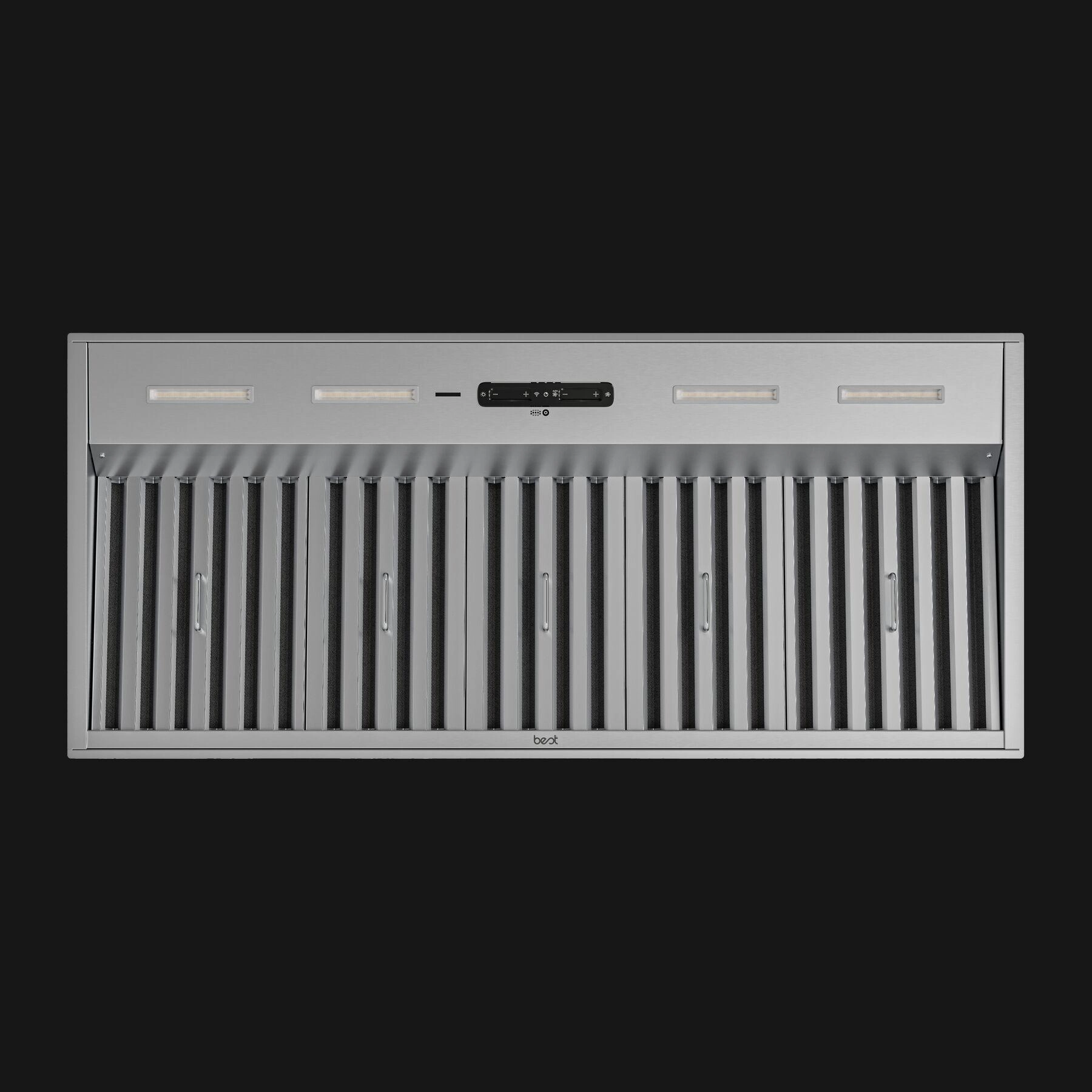 Best Range Hoods HBN53696SS 36-Inch Built-In Range Hood With True Iq Blower System, 620 Truecfm, 20-1/4" Depth, Stainless Steel (Hbn5 Series)