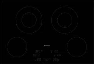 Blomberg Appliances CTE30410 30" Electric Cooktop, 4 Burner, Touch Controls