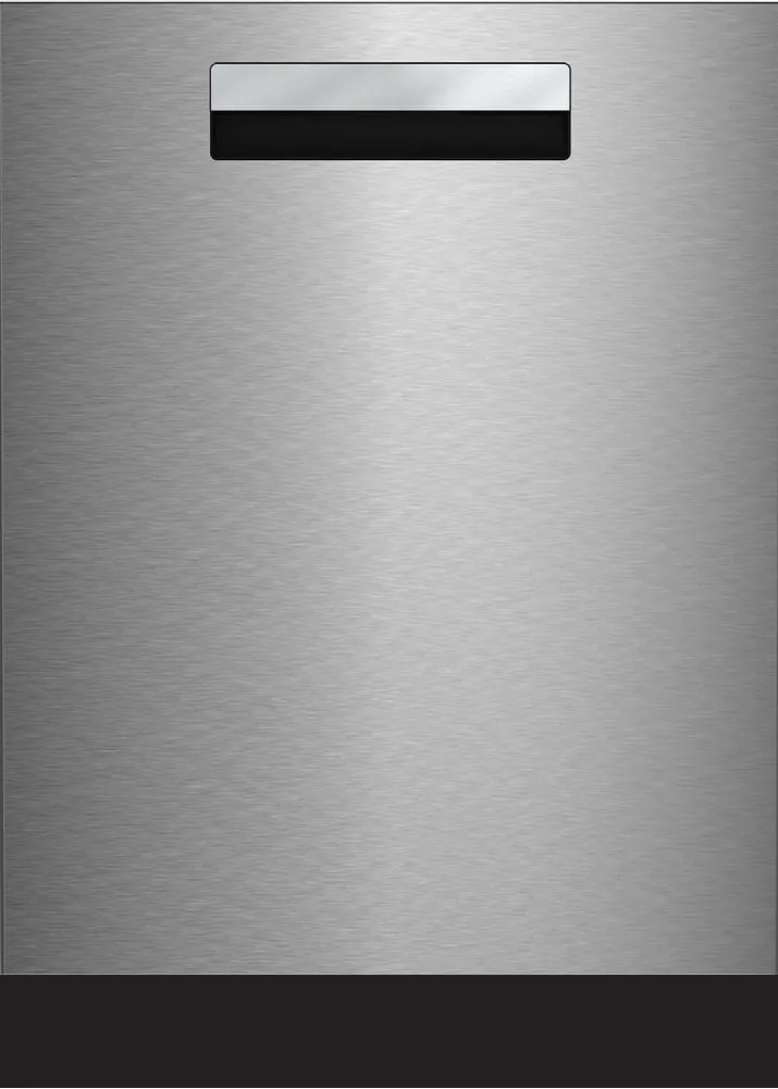 Blomberg Appliances DWT81800SSIH 24" Tall Tub Integrated Handle Dishwasher 8 Cycles Top Control 3Rd Rack Stainless 45Dba