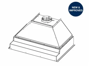 Bluestar PM028ML 28" Professional Metal Liner With 600 Cfm Internal Blower