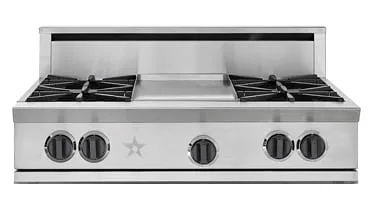Bluestar RGTNB364GV2L 36" Rangetop With A 12" Griddle