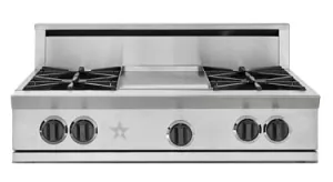 Bluestar RGTNB364GV2L 36" Rangetop With A 12" Griddle