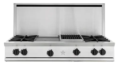 Bluestar RGTNB484GCBV2L 48" Rangetop With A 12" Griddle & Charbroiler
