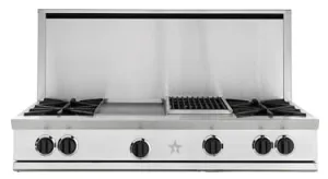 Bluestar RGTNB484GCBV2L 48" Rangetop With A 12" Griddle & Charbroiler