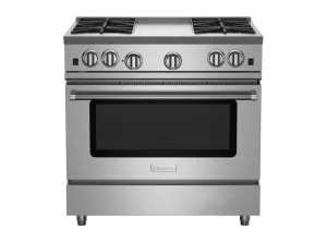 Bluestar RNB364GV2 36" Rnb Series Range With 12" Griddle