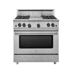 Bluestar RNB364GV2L 36" Rnb Series Range With A 12"Griddle