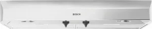 Bosch DUH36252UC 500 Series, 36" Under-Cabinet Hood, 400 Cfm, Halogen Lights, Stnls