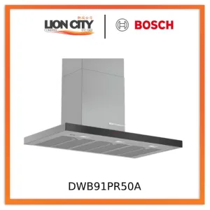 Bosch DWB91PR50A Series 8 Wall-mounted canopy rangehood 90 cm Stainless steel