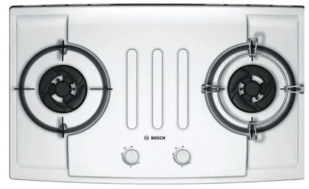 Bosch DWP96BC50B Series 2 Wall-mounted cooker hood 90 cm   PBD7251SG Series 2 Gas hob Stainless steel