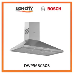Bosch DWP96BC50B Series 2 Wall-mounted cooker hood 90 cm Stainless steel