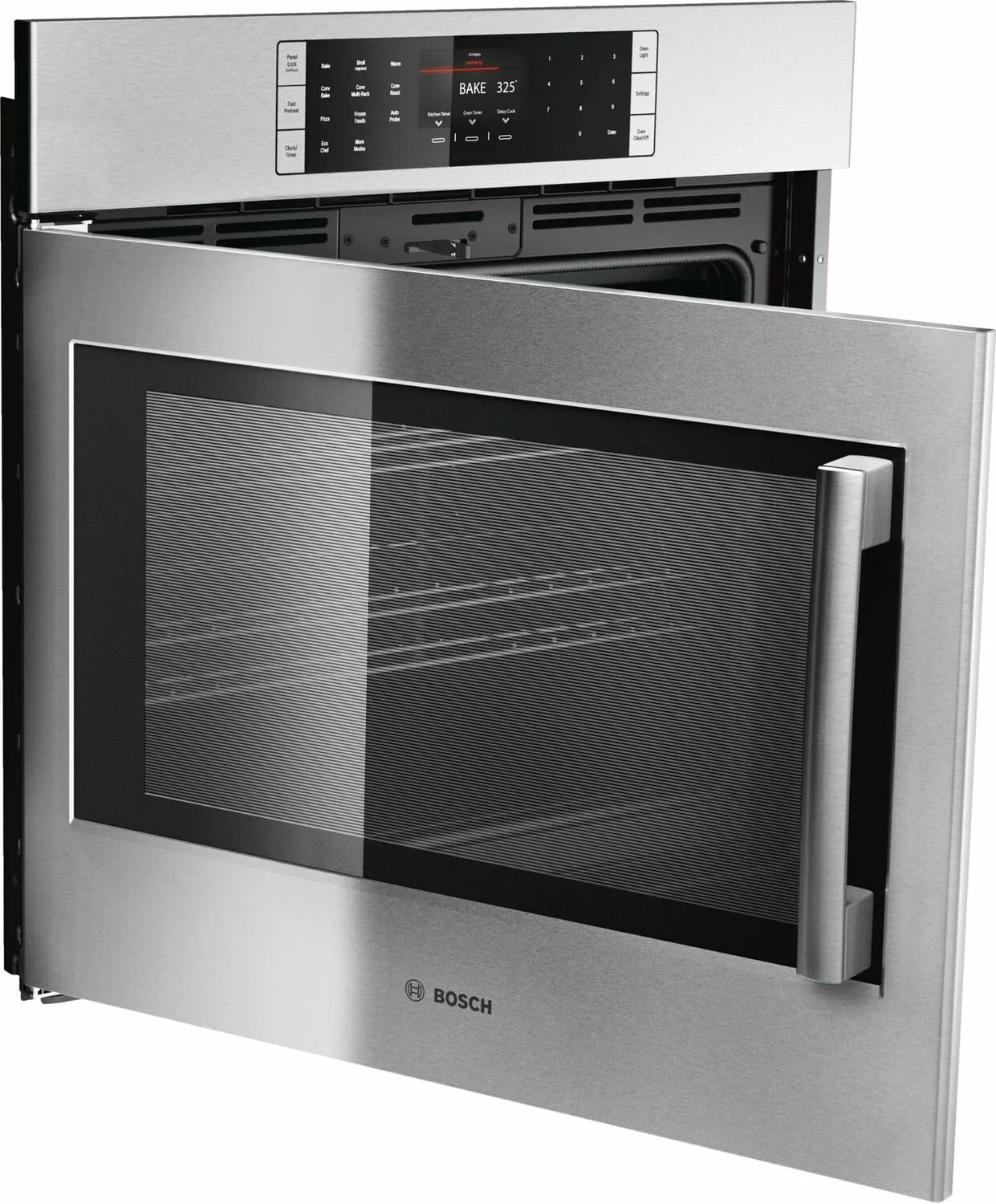Bosch HBLP451LUC Benchmark Series, 30", Single Wall Oven, Ss, Eu Conv., Tft Touch Control, Left Swing