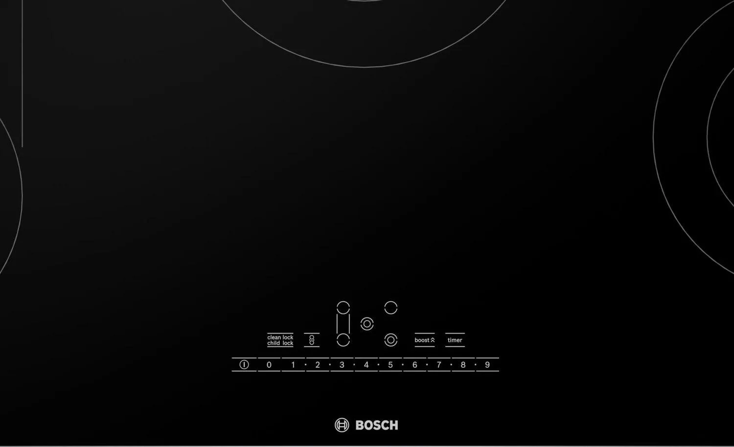 Bosch NET8669UC 800 Series Electric Cooktop 36'' Black, Surface Mount Without Frame Net8669Uc