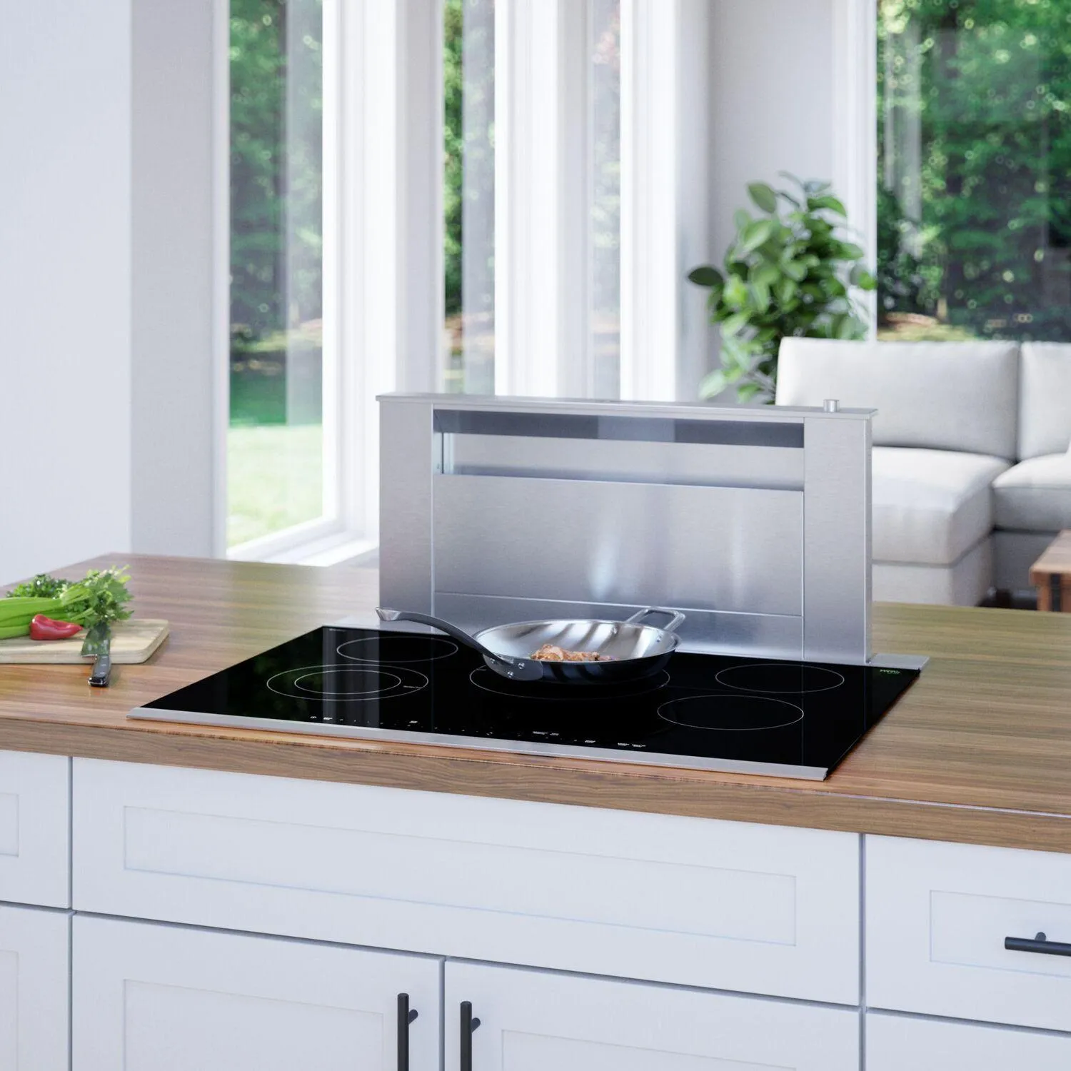Bosch NETP069SUC Benchmark Electric Cooktop 30'' Black, Surface Mount With Frame Netp069Suc