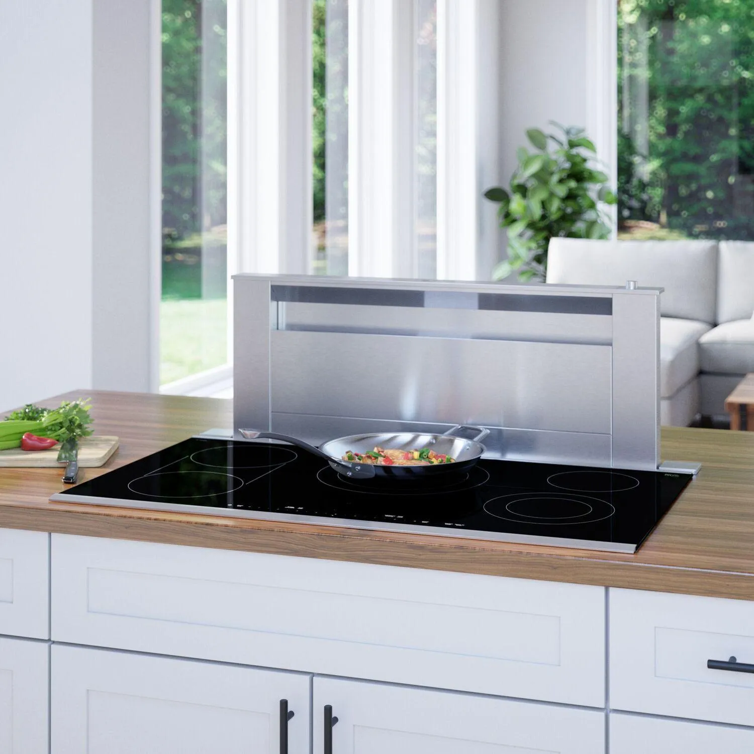 Bosch NETP669SUC Benchmark Electric Cooktop 36'' Black, Surface Mount With Frame Netp669Suc