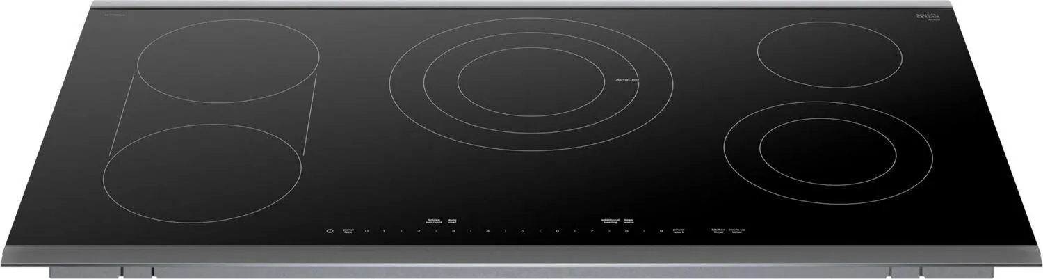 Bosch NETP669SUC Benchmark Electric Cooktop 36'' Black, Surface Mount With Frame Netp669Suc
