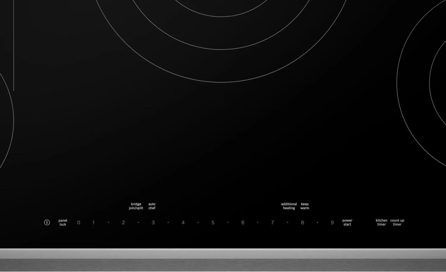 Bosch NETP669SUC Benchmark Electric Cooktop 36'' Black, Surface Mount With Frame Netp669Suc