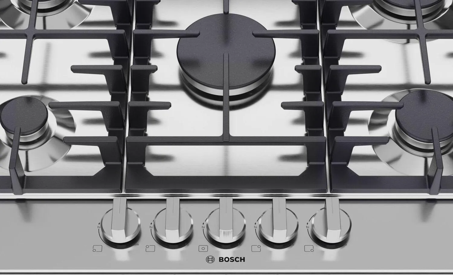 Bosch NGM3050UC 300 Series Gas Cooktop Stainless Steel