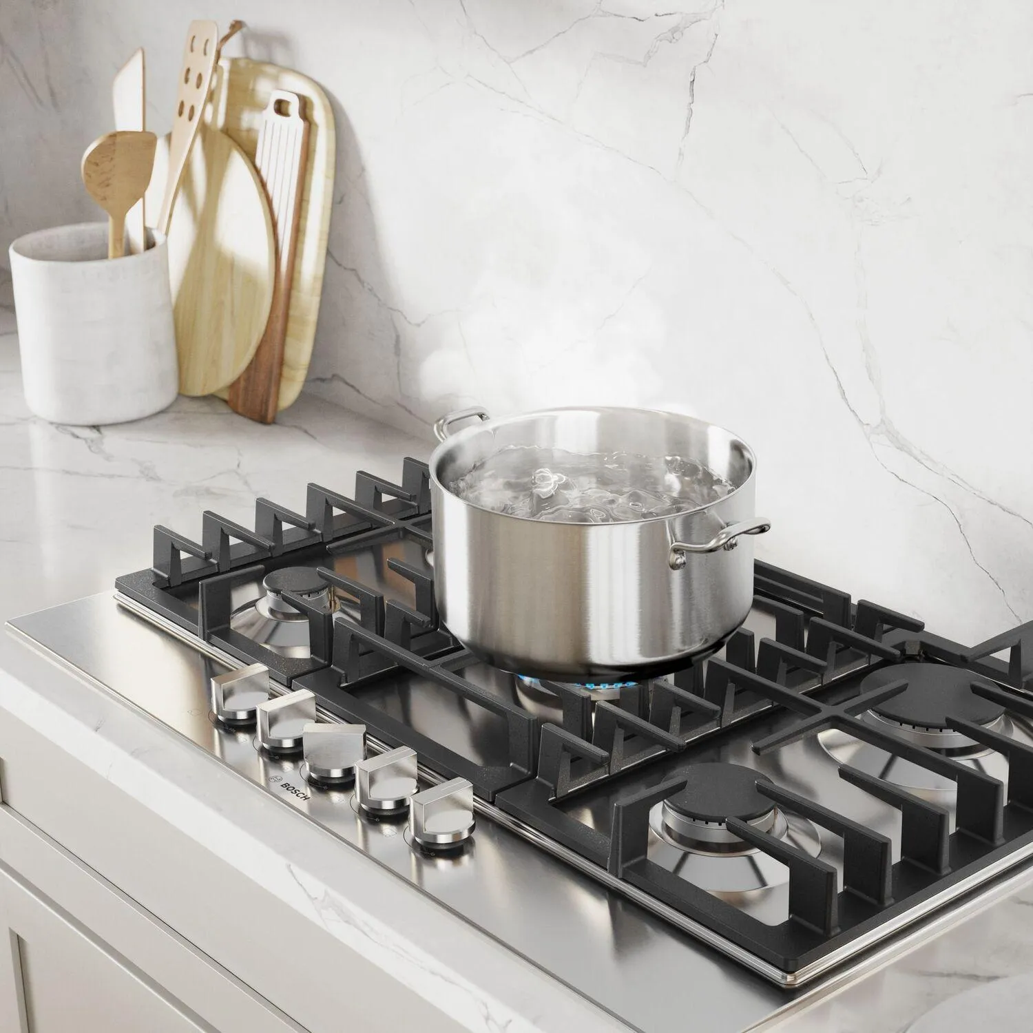 Bosch NGM3050UC 300 Series Gas Cooktop Stainless Steel