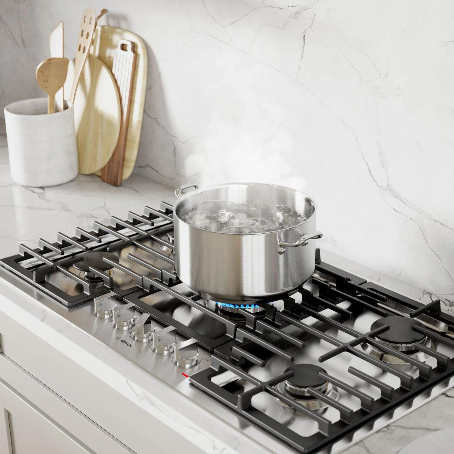 Bosch NGM5059UC 500 Series Gas Cooktop 30" Stainless Steel Ngm5059Uc