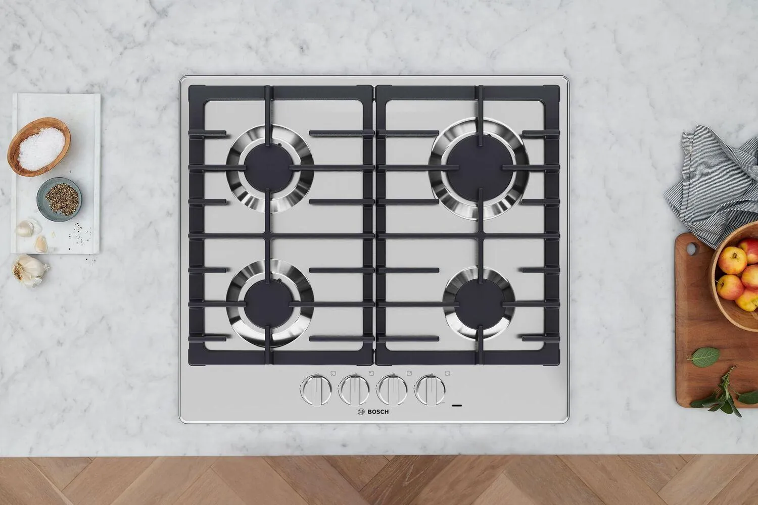 Bosch NGM5453UC 500 Series Gas Cooktop Stainless Steel Ngm5453Uc