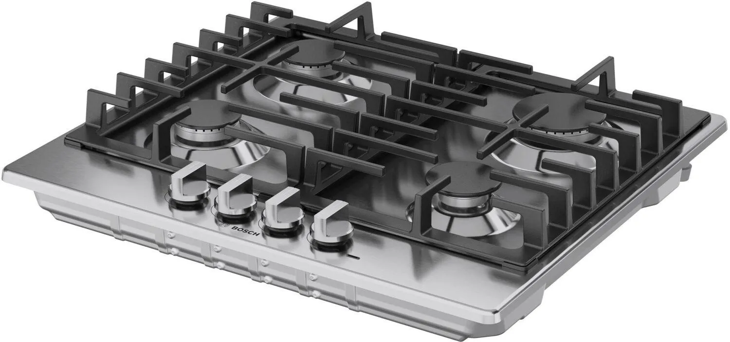 Bosch NGM5453UC 500 Series Gas Cooktop Stainless Steel Ngm5453Uc