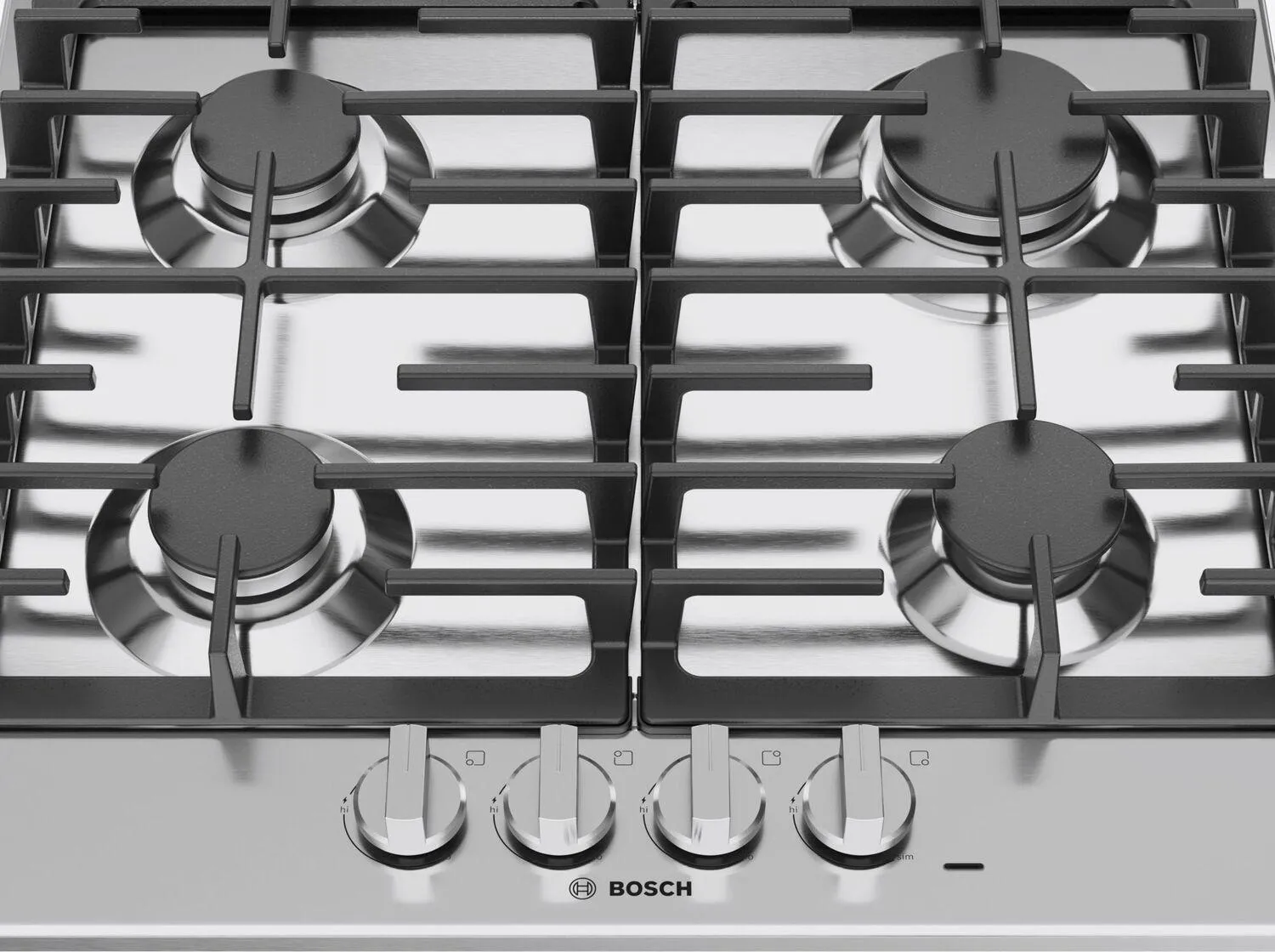 Bosch NGM5453UC 500 Series Gas Cooktop Stainless Steel Ngm5453Uc