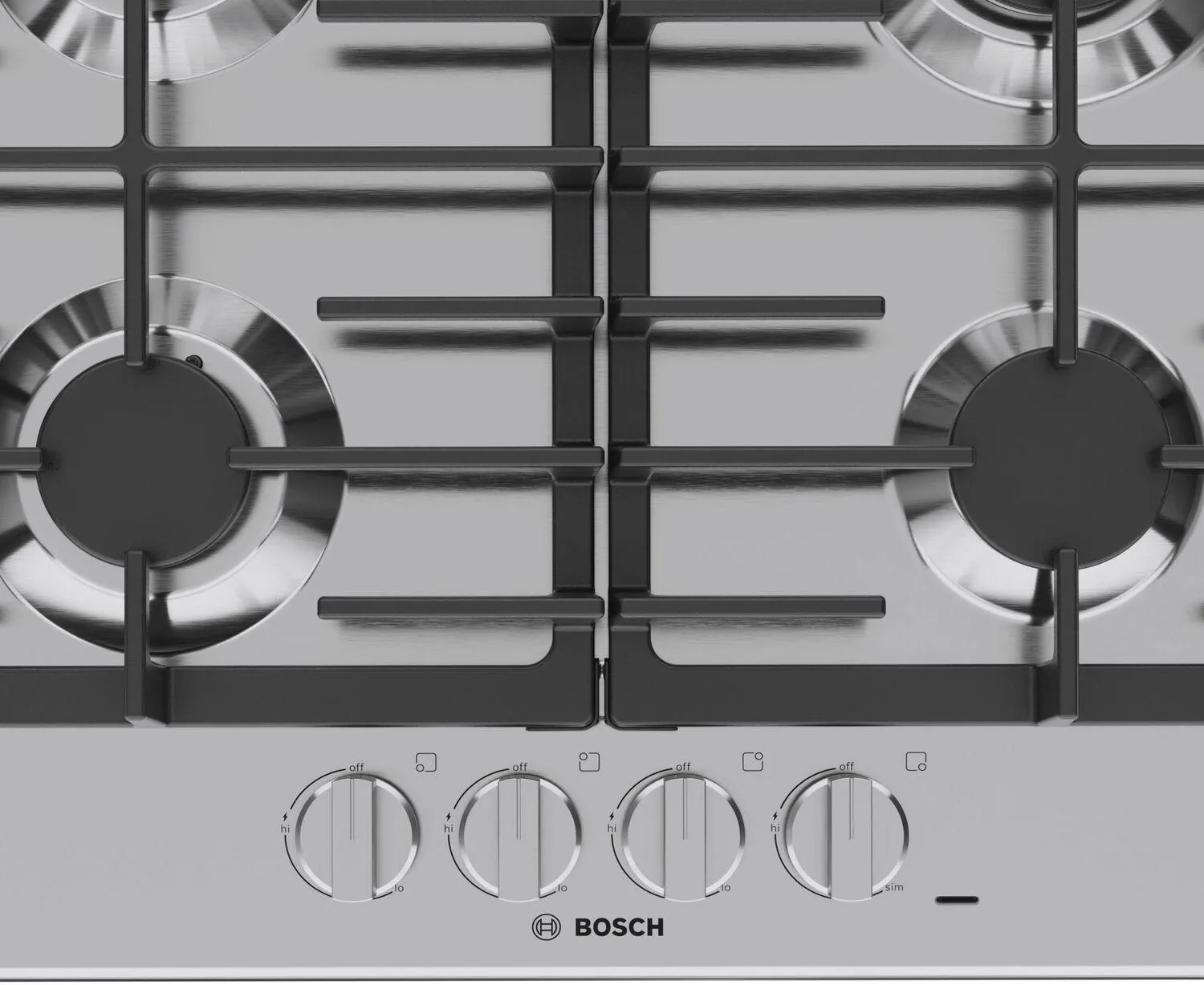Bosch NGM5453UC 500 Series Gas Cooktop Stainless Steel Ngm5453Uc