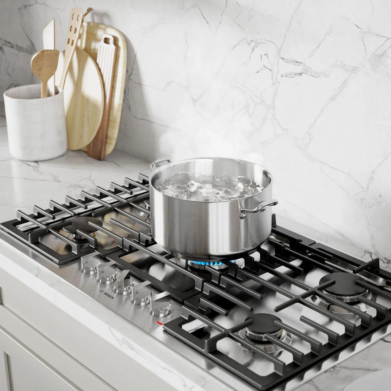 Bosch NGM5659UC 500 Series Gas Cooktop 36" Stainless Steel Ngm5659Uc