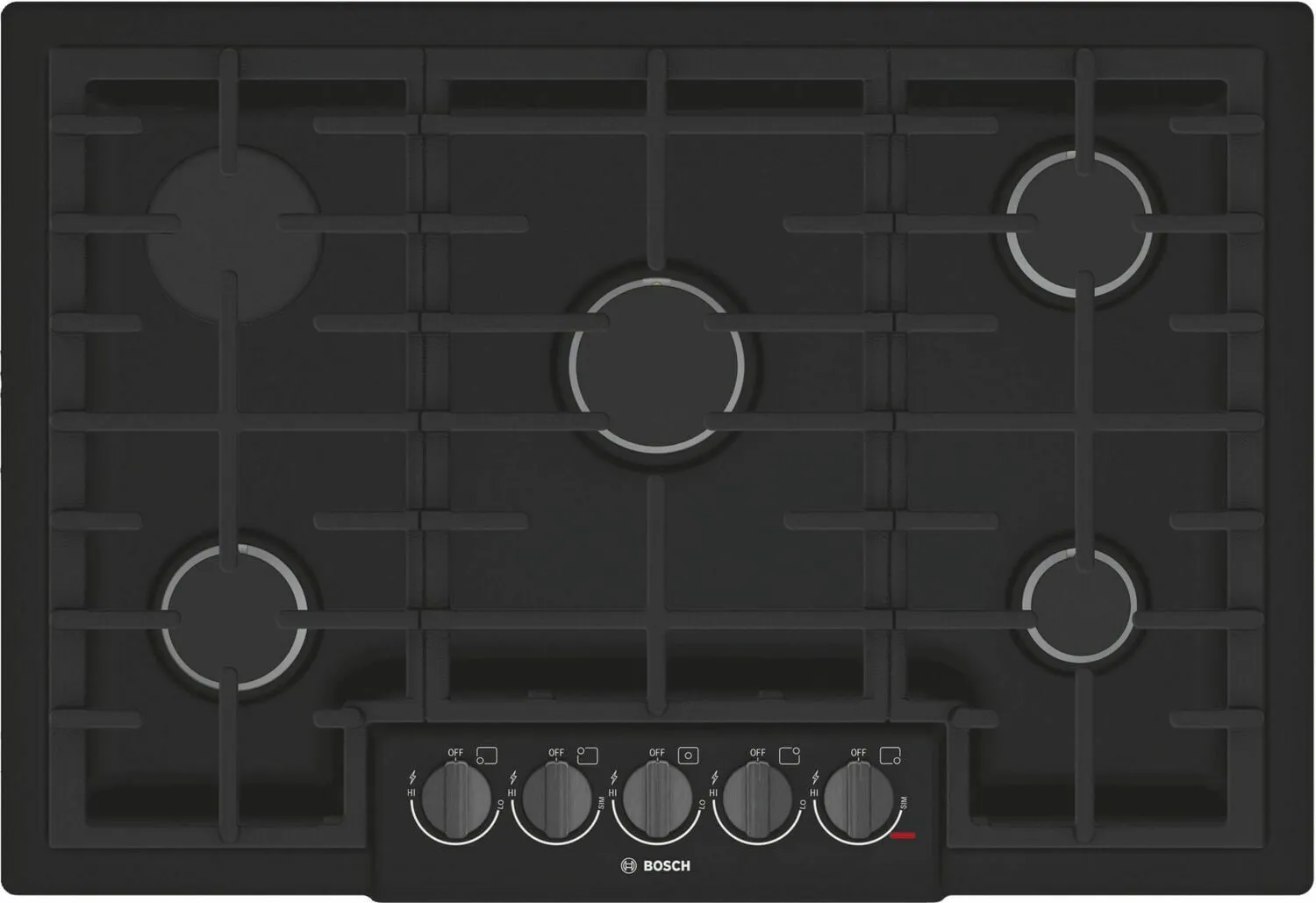 Bosch NGM8046UC 800 Series Gas Cooktop 30'' Black Ngm8046Uc