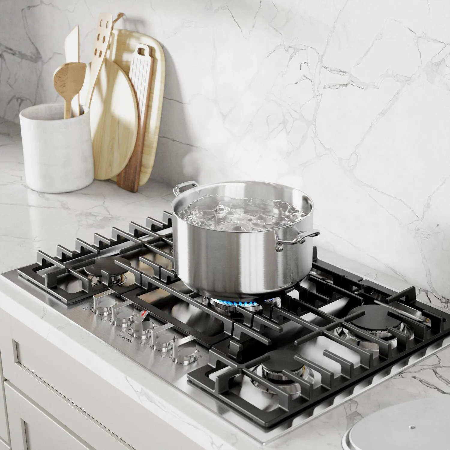 Bosch NGM8059UC 800 Series Gas Cooktop 30" Stainless Steel Ngm8059Uc