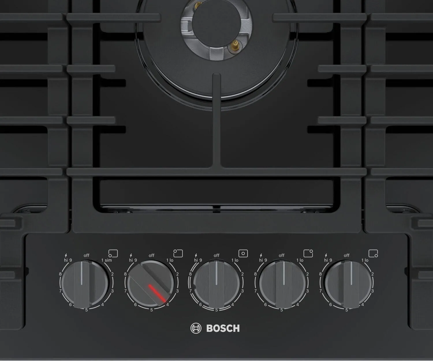 Bosch NGM8648UC 800 Series Gas Cooktop 36'' Black Ngm8648Uc