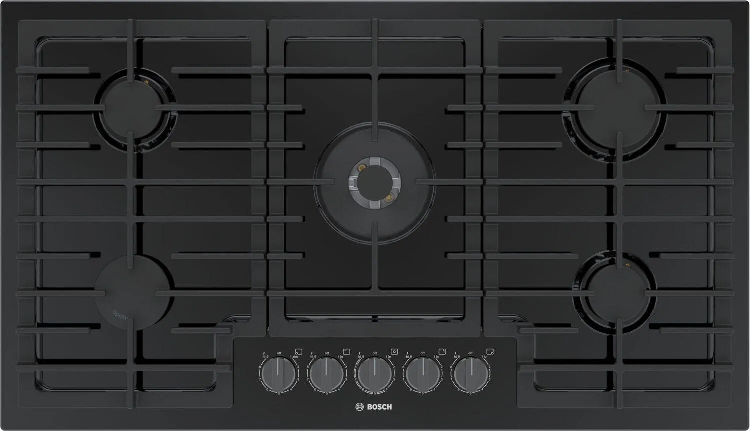 Bosch NGM8648UC 800 Series Gas Cooktop 36'' Black Ngm8648Uc