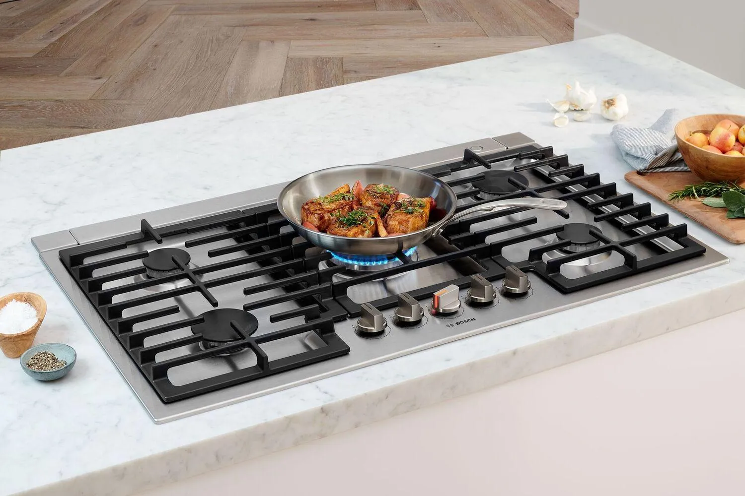 Bosch NGM8659UC 800 Series Gas Cooktop 36" Stainless Steel Ngm8659Uc