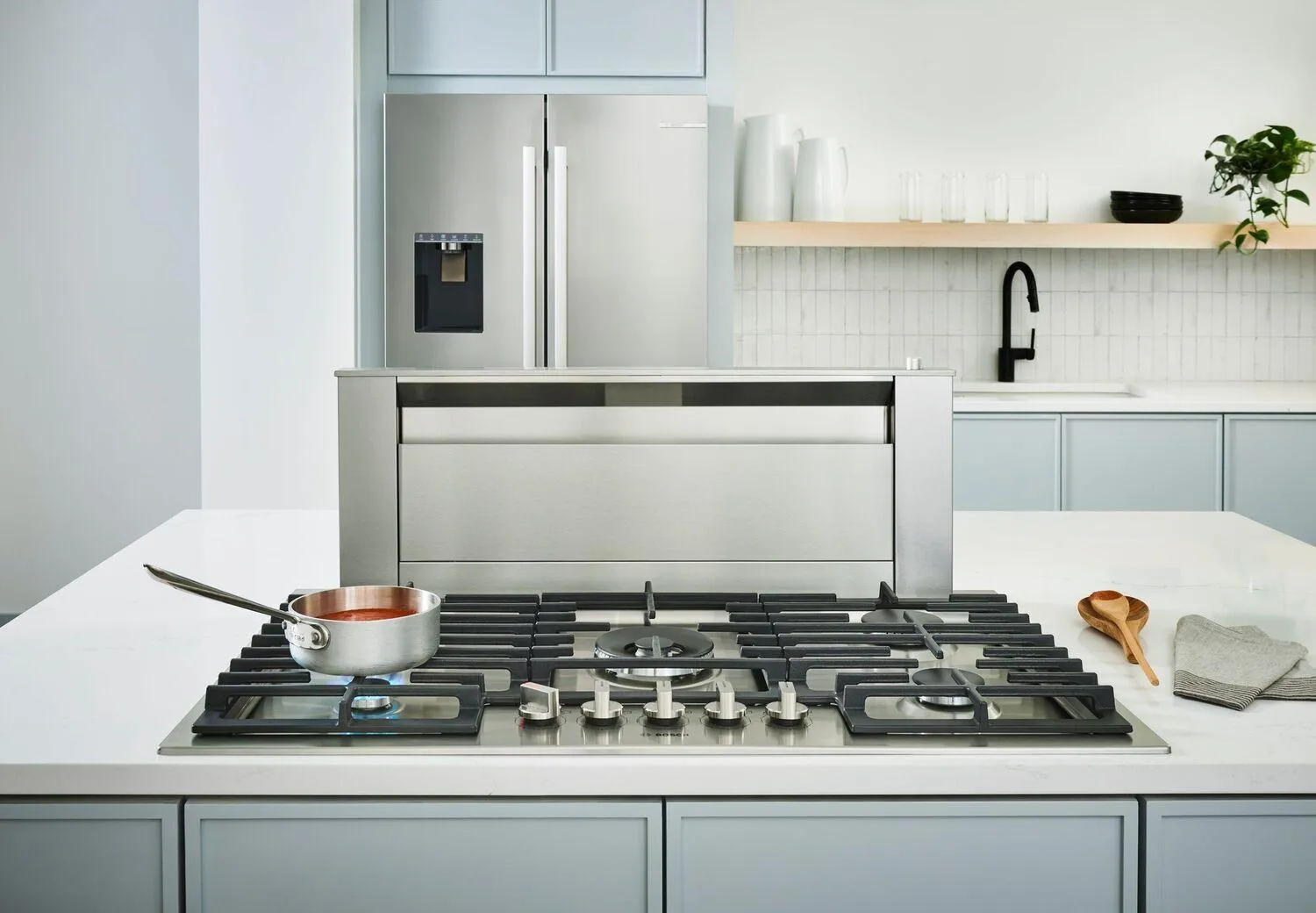 Bosch NGM8659UC 800 Series Gas Cooktop 36" Stainless Steel Ngm8659Uc