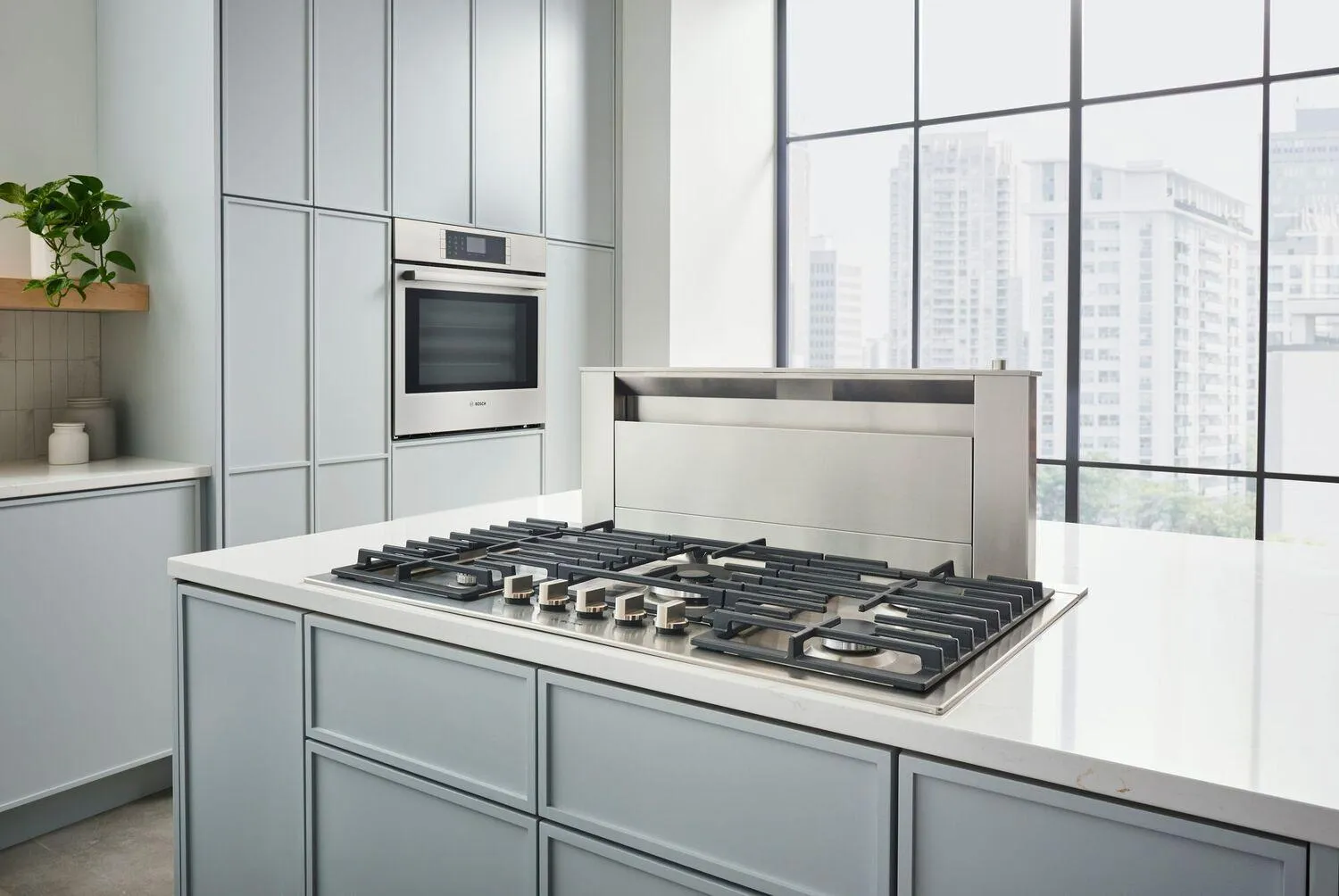 Bosch NGM8659UC 800 Series Gas Cooktop 36" Stainless Steel Ngm8659Uc