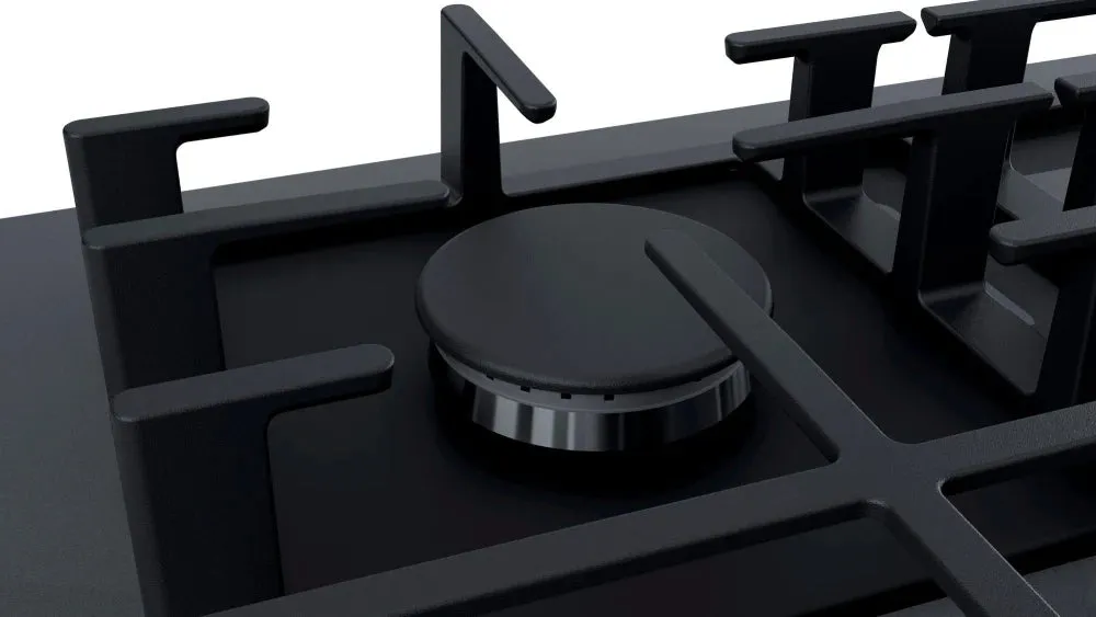 Bosch NGMP077UC Benchmark Gas Cooktop 30'' Hard Glass, Dark Silver Ngmp077Uc