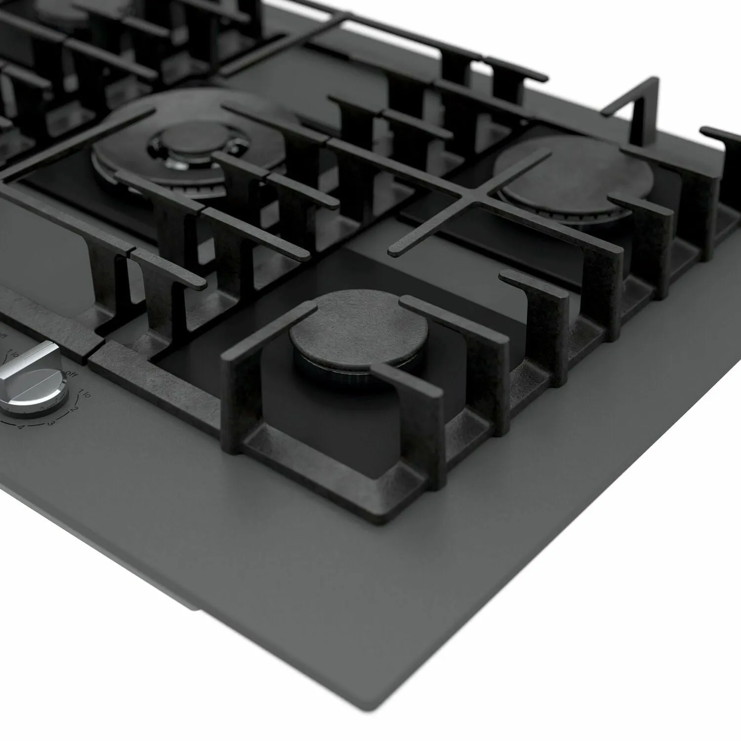 Bosch NGMP077UC Benchmark Gas Cooktop 30'' Hard Glass, Dark Silver Ngmp077Uc